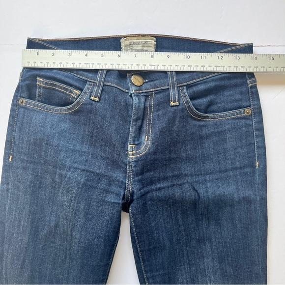Current Eliott The Stiletto Skinny Jean Aged Rince Blue Stretch Denim Sz 26 - Picture 7 of 13